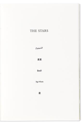 Celmins, Vija (b. 1938) & Eliot Weinberger (b. 1949) The Stars.